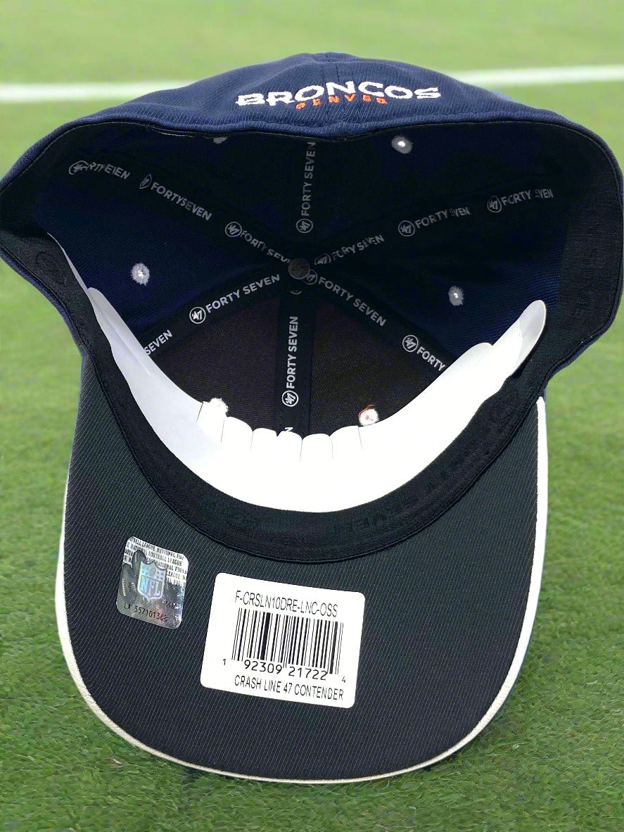 Denver Broncos NFL 2020 Contender "Crash Line" NOS Stretch Fit Cap