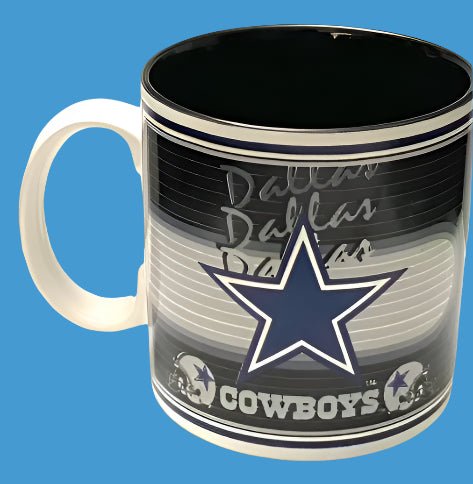 Emmitt Smith 1993 NFL Dallas Cowboys Used Coffee Mug