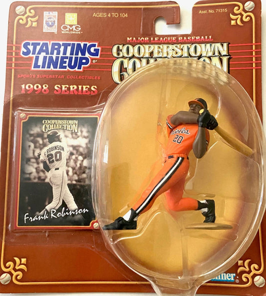 Frank Robinson 1998 Cooperstown Collection MLB Starting Lineup NOS Figurine