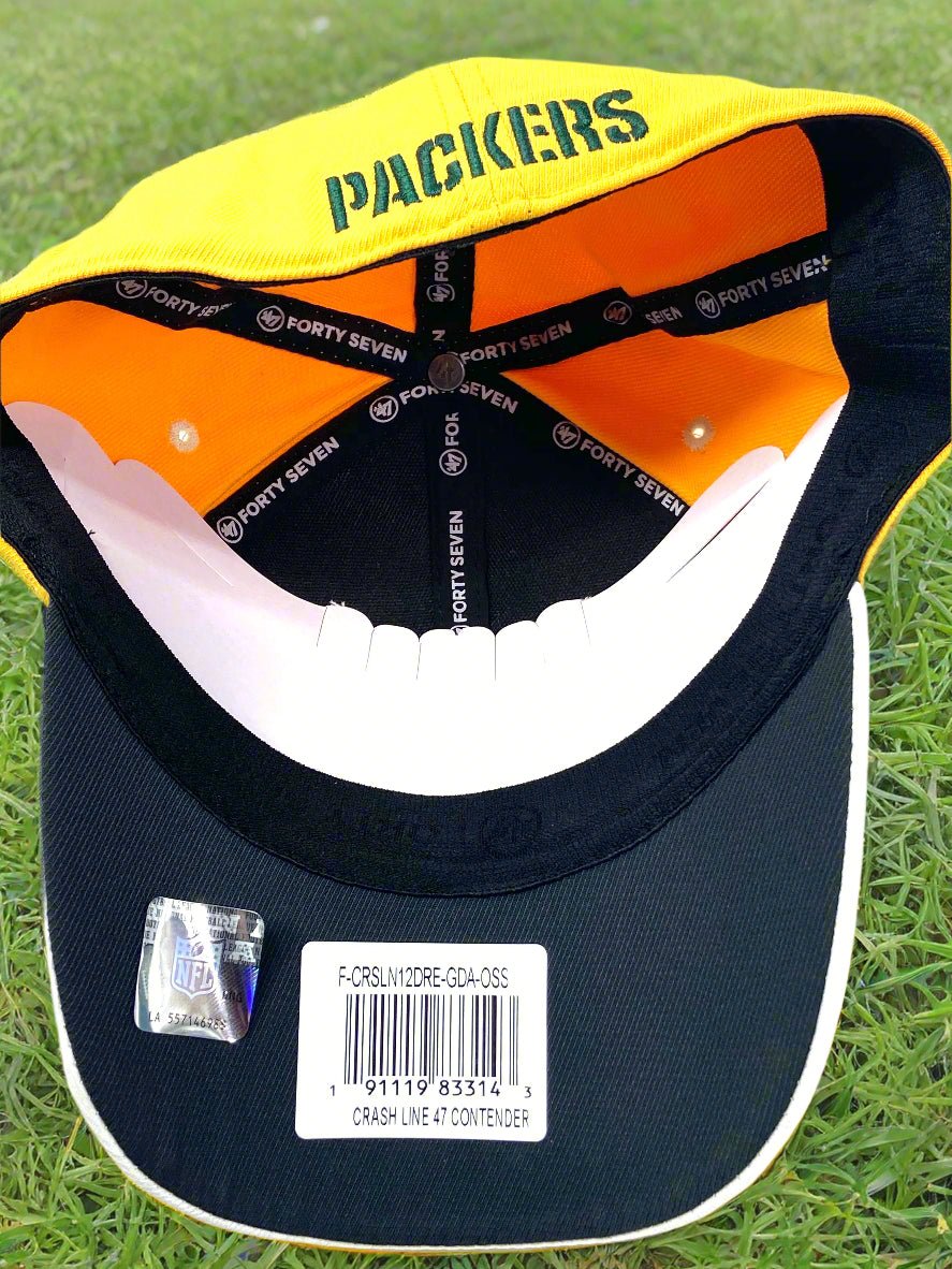 Green Bay Packers NFL 2020 Contender NOS "Crash Line" Stretch Fit Cap