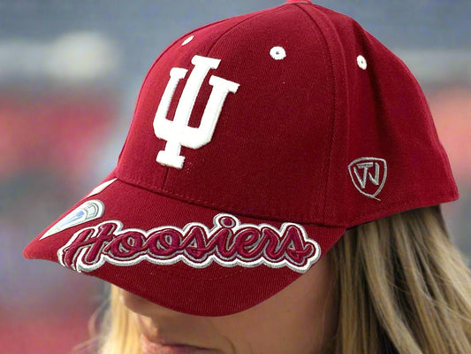 Indiana Hoosiers NCAA Team Color One-Fit Stretch NOS Ball Cap