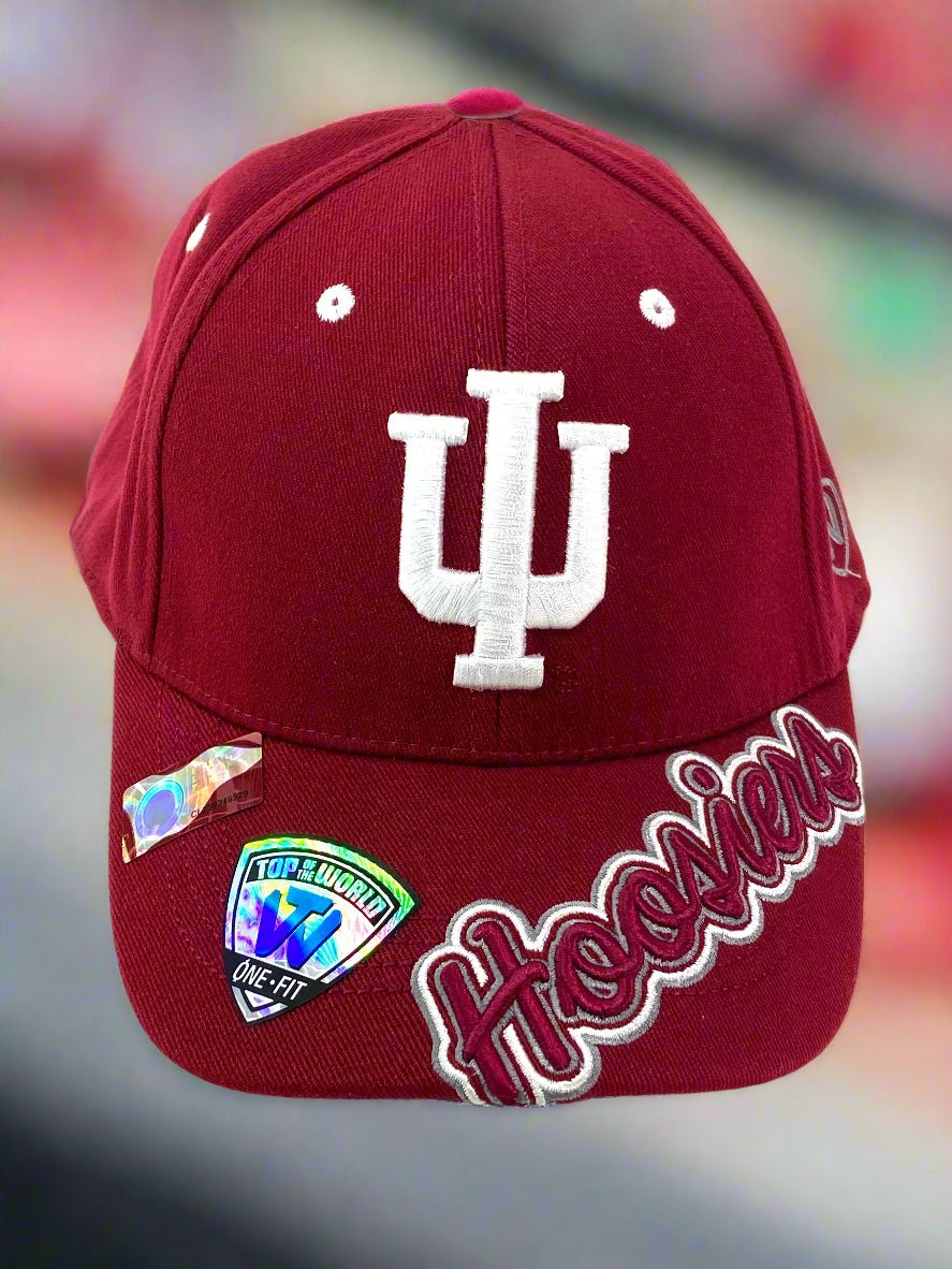 Indiana Hoosiers NCAA Team Color One-Fit Stretch NOS Ball Cap