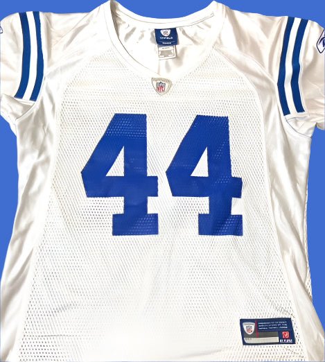 Indianapolis Colts NFL 2011 Women's Med #44 Dallas Clark Used White Jersey