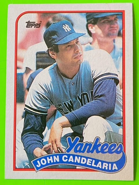 John Candelaria #285 MLB Base Set 1989 New York Yankees by Topps Co.