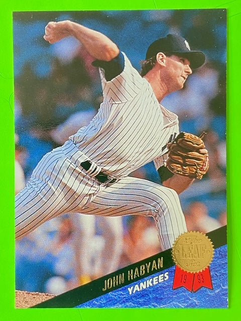 John Habyan #162 MLB Base Set 1993 New York Yankees by Leaf, Inc.