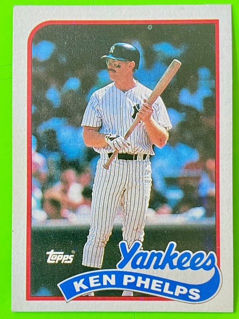 Ken Phelps #741 MLB Base Set 1989 New York Yankees by Topps Co.