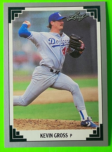 Kevin Gross #279 MLB Base Set 1991 Los Angeles Dodgers by Leaf, Inc.