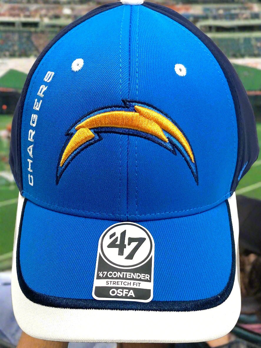 Los Angeles Chargers NFL 2020 Contender "Crash Line" NOS Stretch Fit Cap