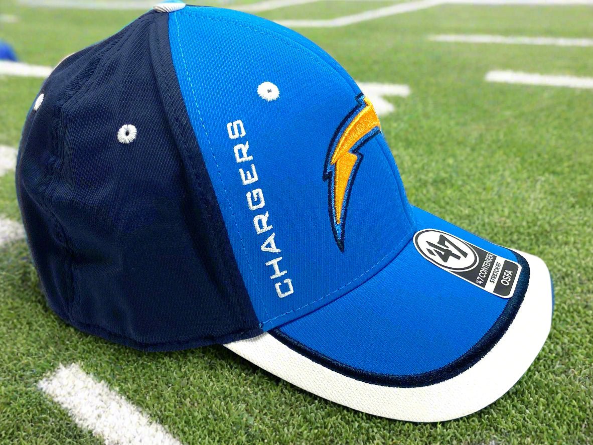 Los Angeles Chargers NFL 2020 Contender "Crash Line" NOS Stretch Fit Cap