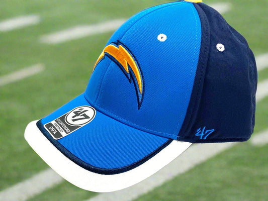 Los Angeles Chargers NFL 2020 Contender "Crash Line" NOS Stretch Fit Cap