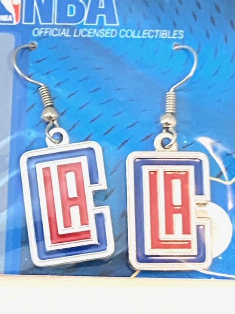 Los Angeles Clippers 2010 NBA "LAC" NOS Dangle Earrings