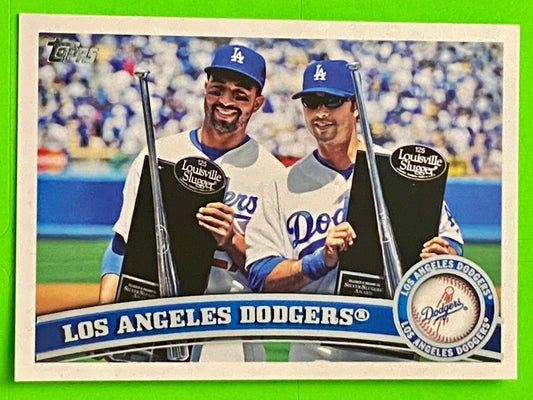 Matt Kemp/Andre Ethier (TC) #646 MLB Base Set 2011 Los Angeles Dodgers by Topps Co.