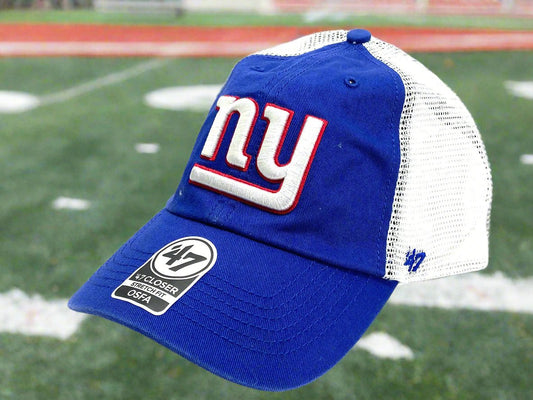 New York Giants NFL 2017 Blue Ripley Closer Stretch Fit NOS Mesh Cap