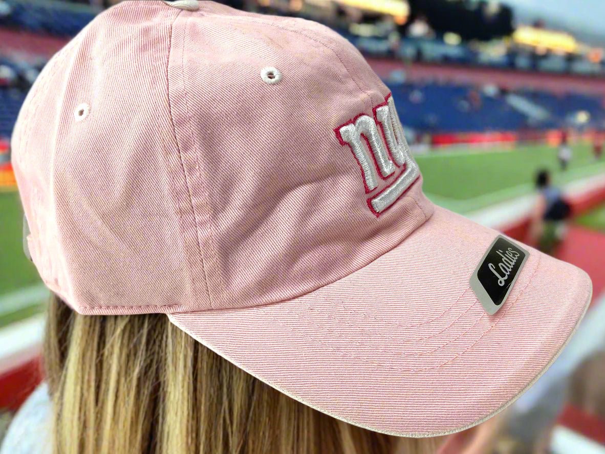 New York Giants NFL Ladies Light Pink Unstructured NOS Cap