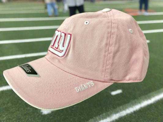 New York Giants NFL Ladies Light Pink Unstructured NOS Cap