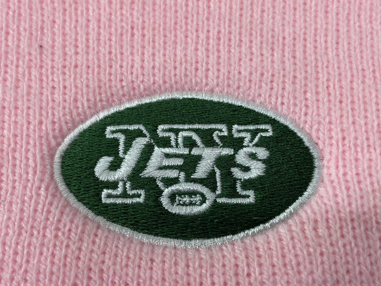 New York Jets NFL Pink Cuffed NOS Knit Hat
