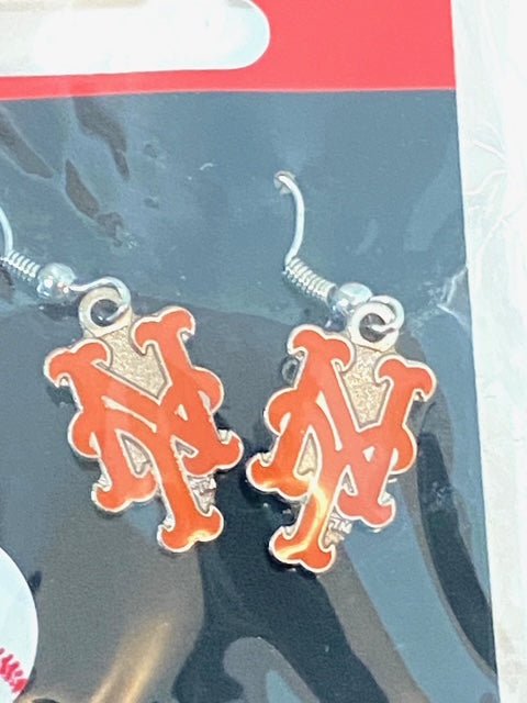 New York Mets MLB 2013 NOS "NY" Dangle Earrings