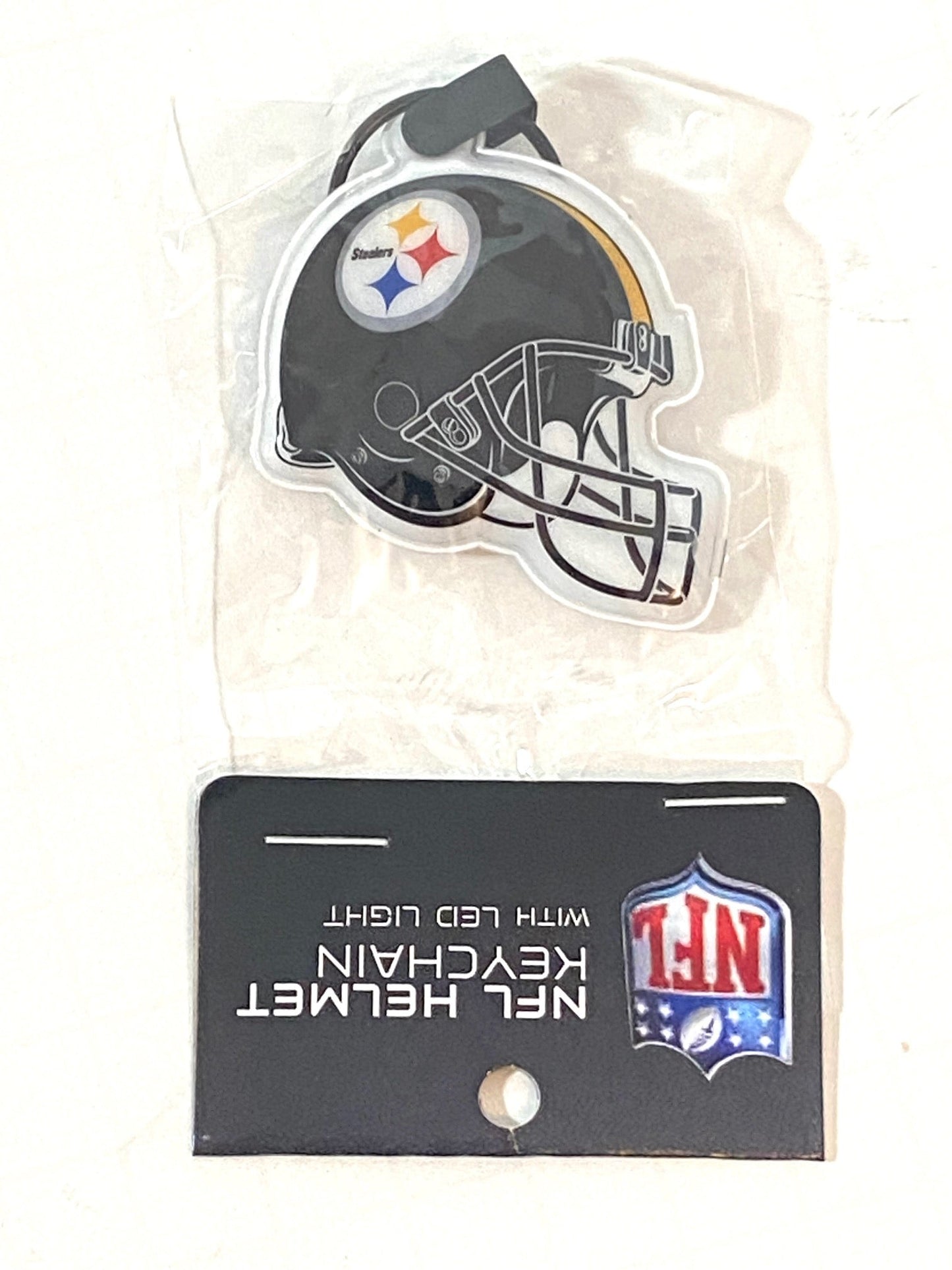 NFL Team Football Helmet NOS Keychain W/LED Light
