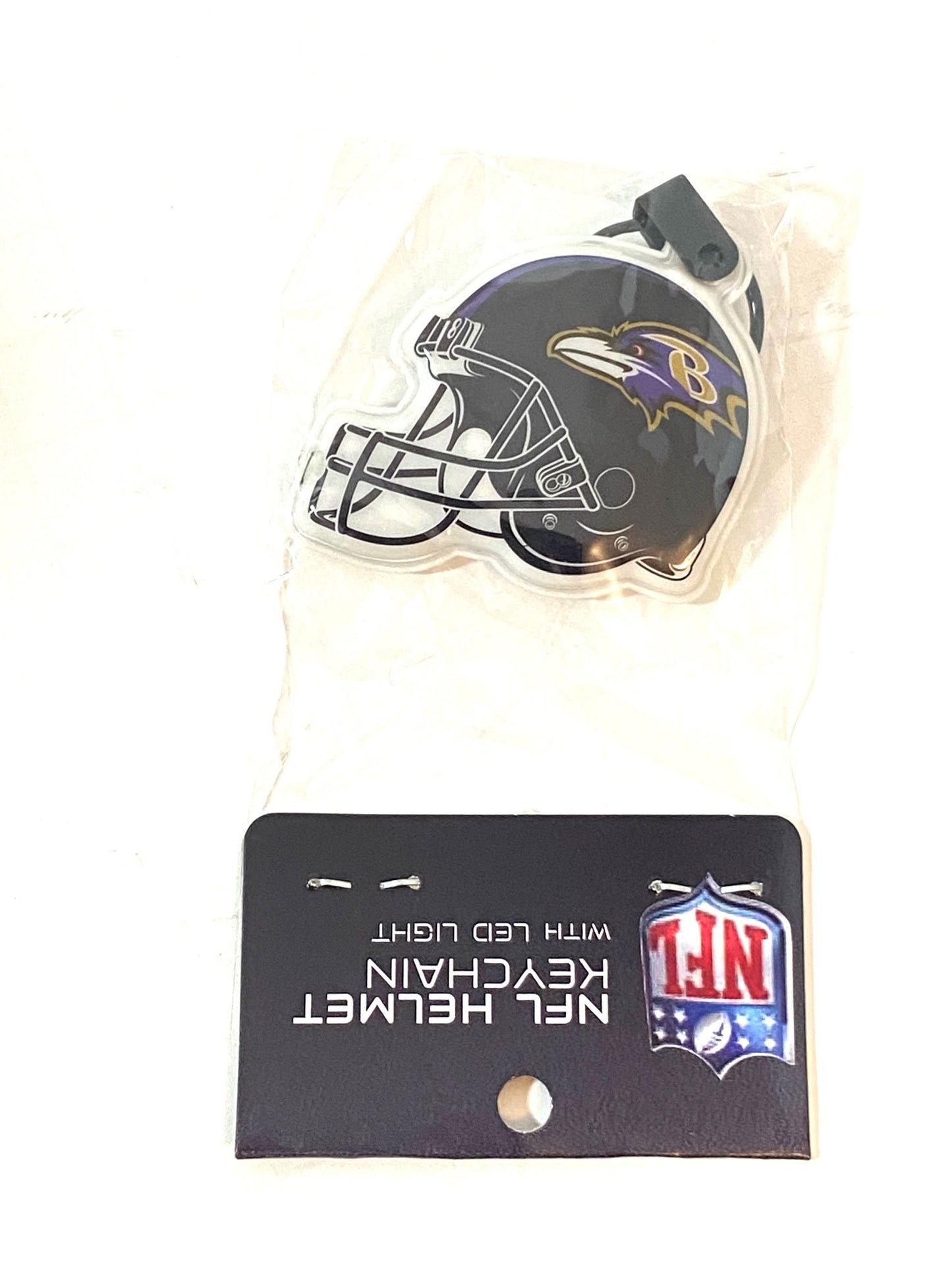 NFL Team Football Helmet NOS Keychain W/LED Light