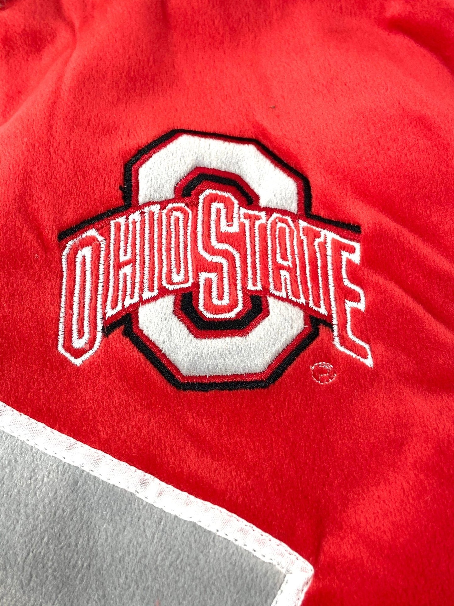 Ohio State Buckeyes NCAA Plush Team Color NOS Christmas Stocking