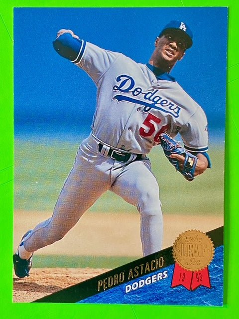 Pedro Astacio #71 MLB Base Set 1993 Los Angeles Dodgers by Leaf, Inc.