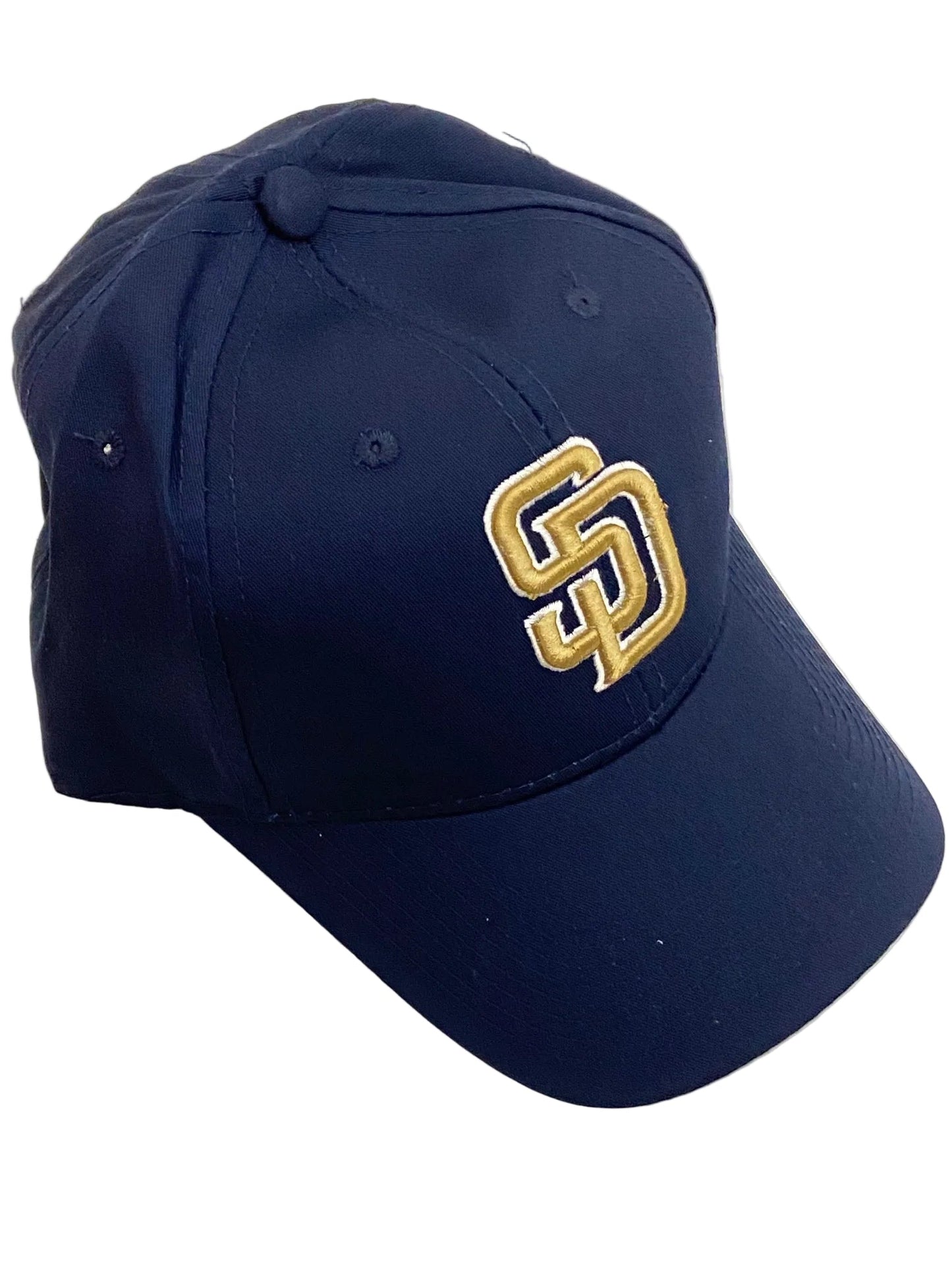 San Diego Padres MLB 275 Style NOS Adjustable Home Hat w/ Gold Letters
