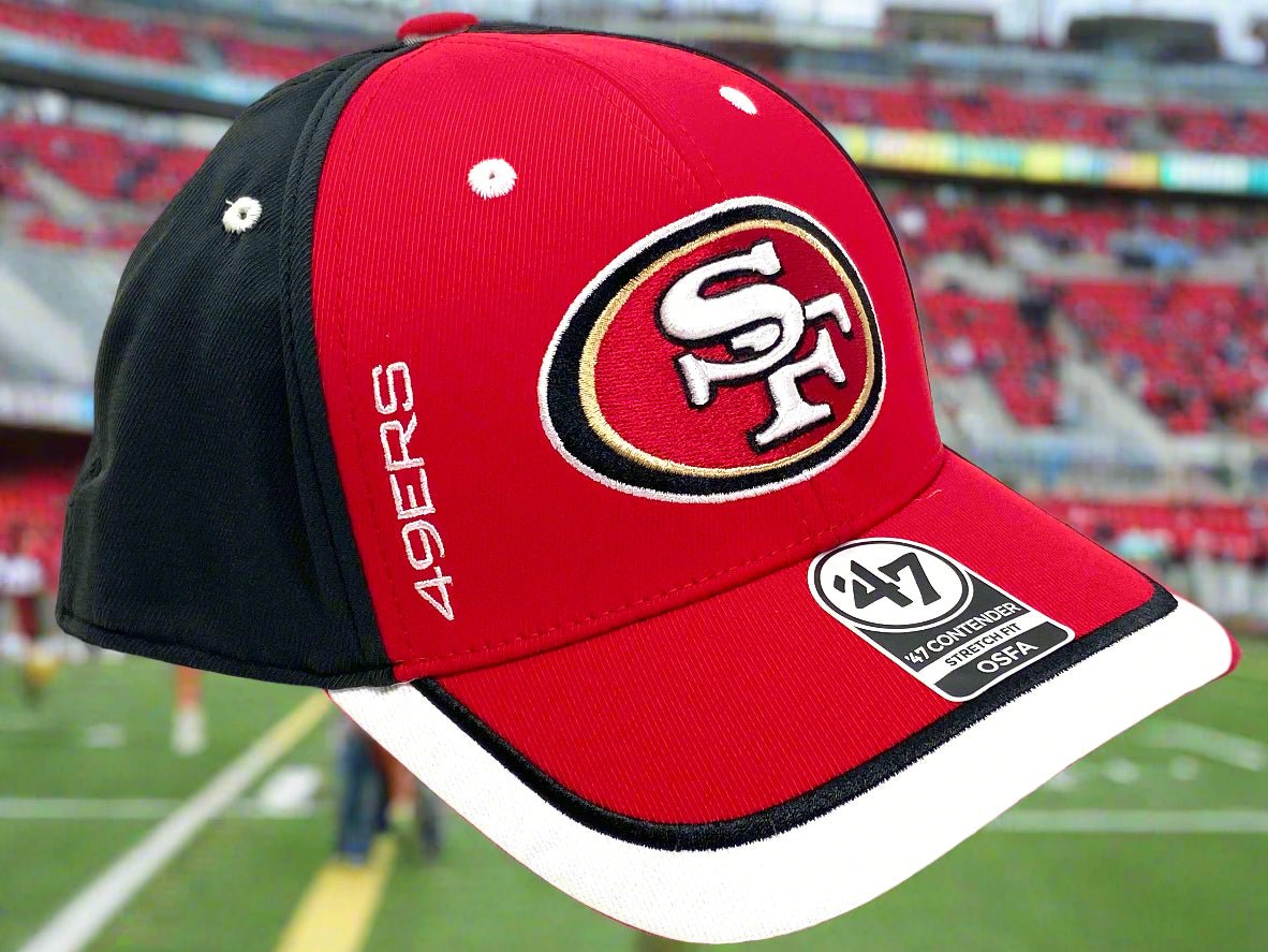 San Francisco 49ers 2020 NFL Contender "Crash Line" NOS Stretch Fit Cap