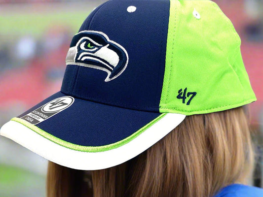 Seattle Seahawks NFL 2020 Contender "Crash Line" NOS Stretch Fit Cap
