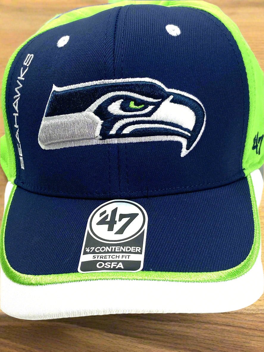 Seattle Seahawks NFL 2020 Contender "Crash Line" NOS Stretch Fit Cap
