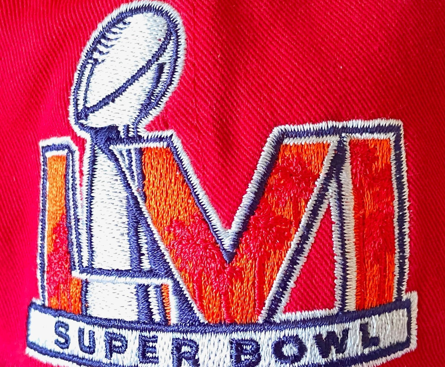 Super Bowl LVI (56) 2022 Commemorative NOS Red Ball Cap