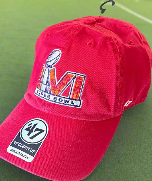 Super Bowl LVI (56) 2022 Commemorative NOS Red Ball Cap