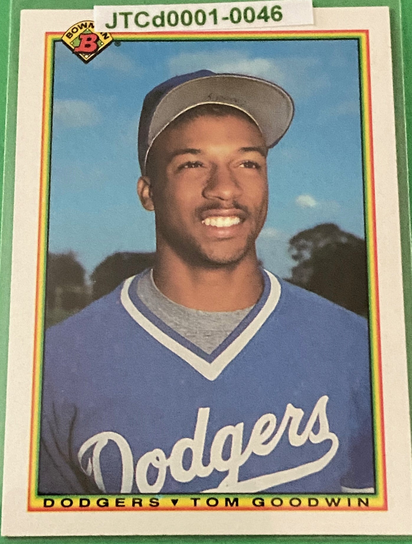 Tom Goodwin 1990 MLB #96 Los Angeles Dodgers