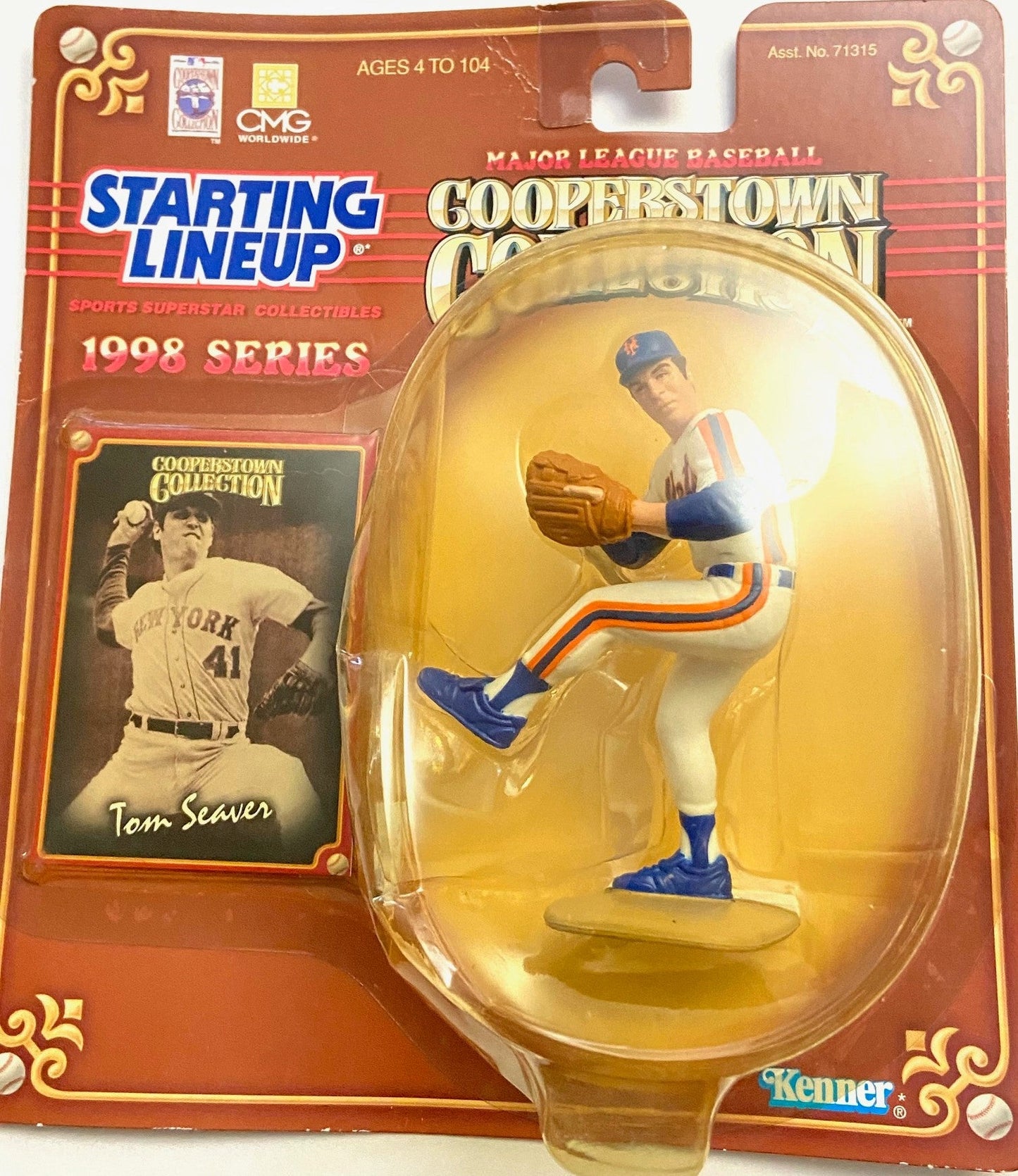 Tom Seaver 1998 Cooperstown Collection Starting Lineup MLB NOS Figurine