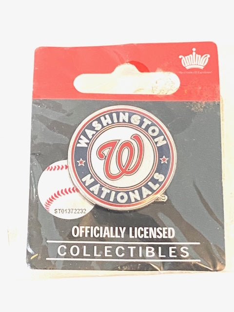 Washington Nationals 2013 MLB Circle "W" NOS Lapel Pin