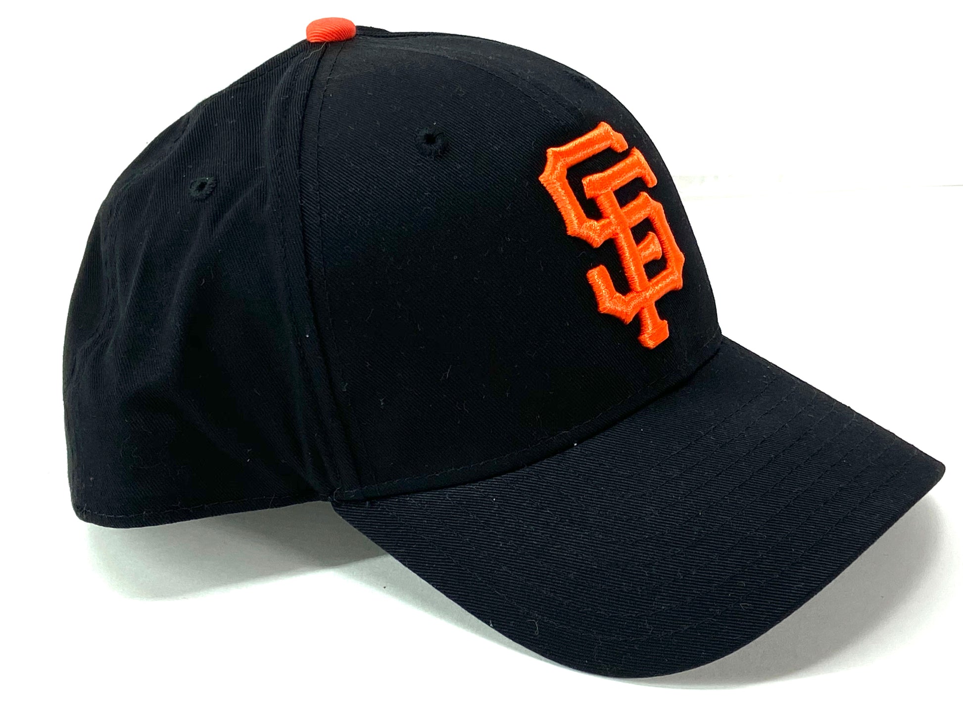47 San Francisco Giants Black White Outline Clean Up Adjustable Hat, Adult  One Size Fits All