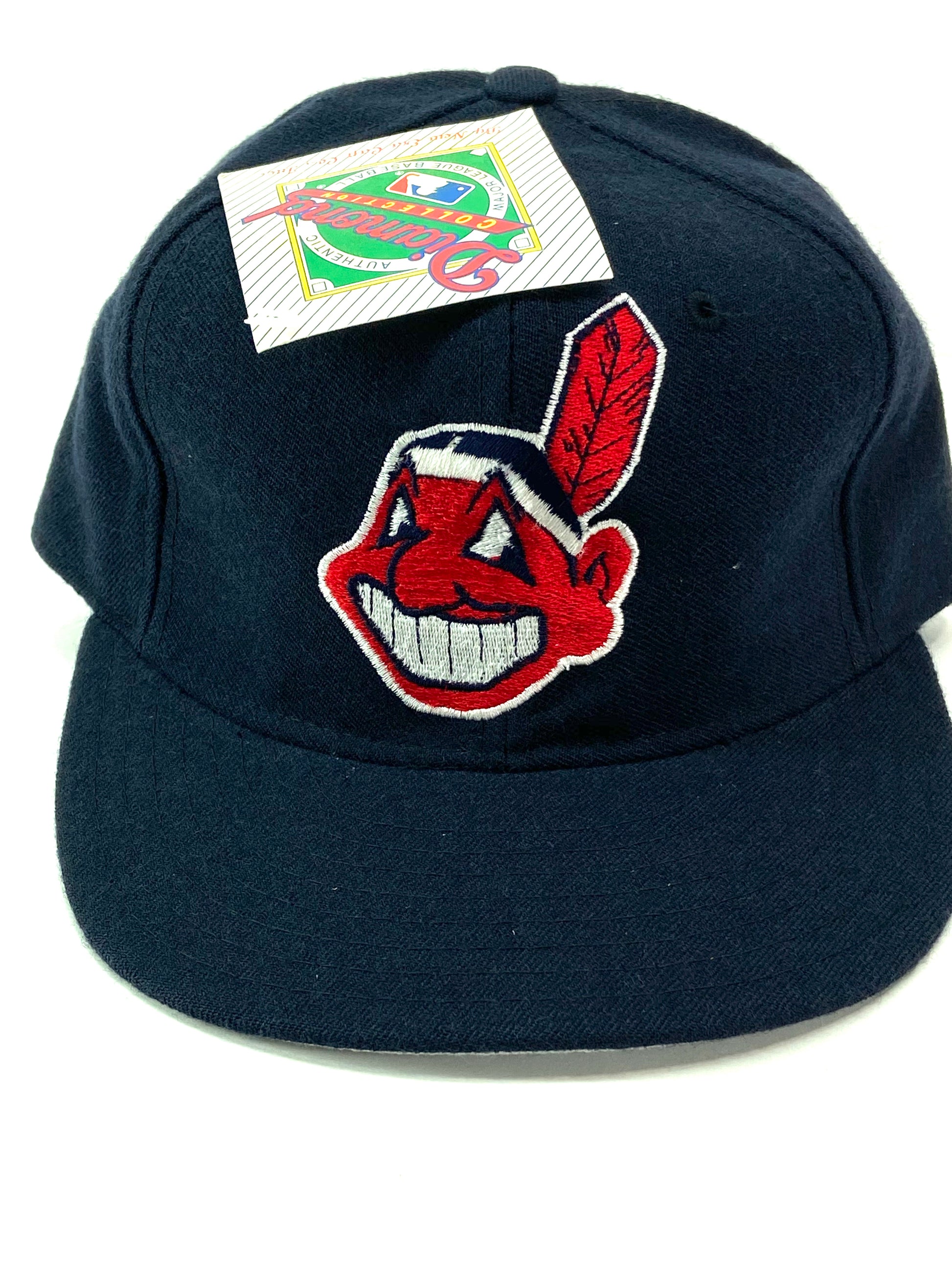 Cleveland Indians Chief Wahoo Logo Vintage 90s Original Visor Hat