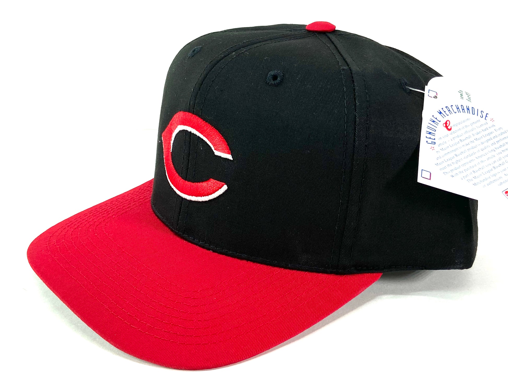 Vintage Cincinnati Reds Plain Logo Snapback Hat Adjustable MLB 