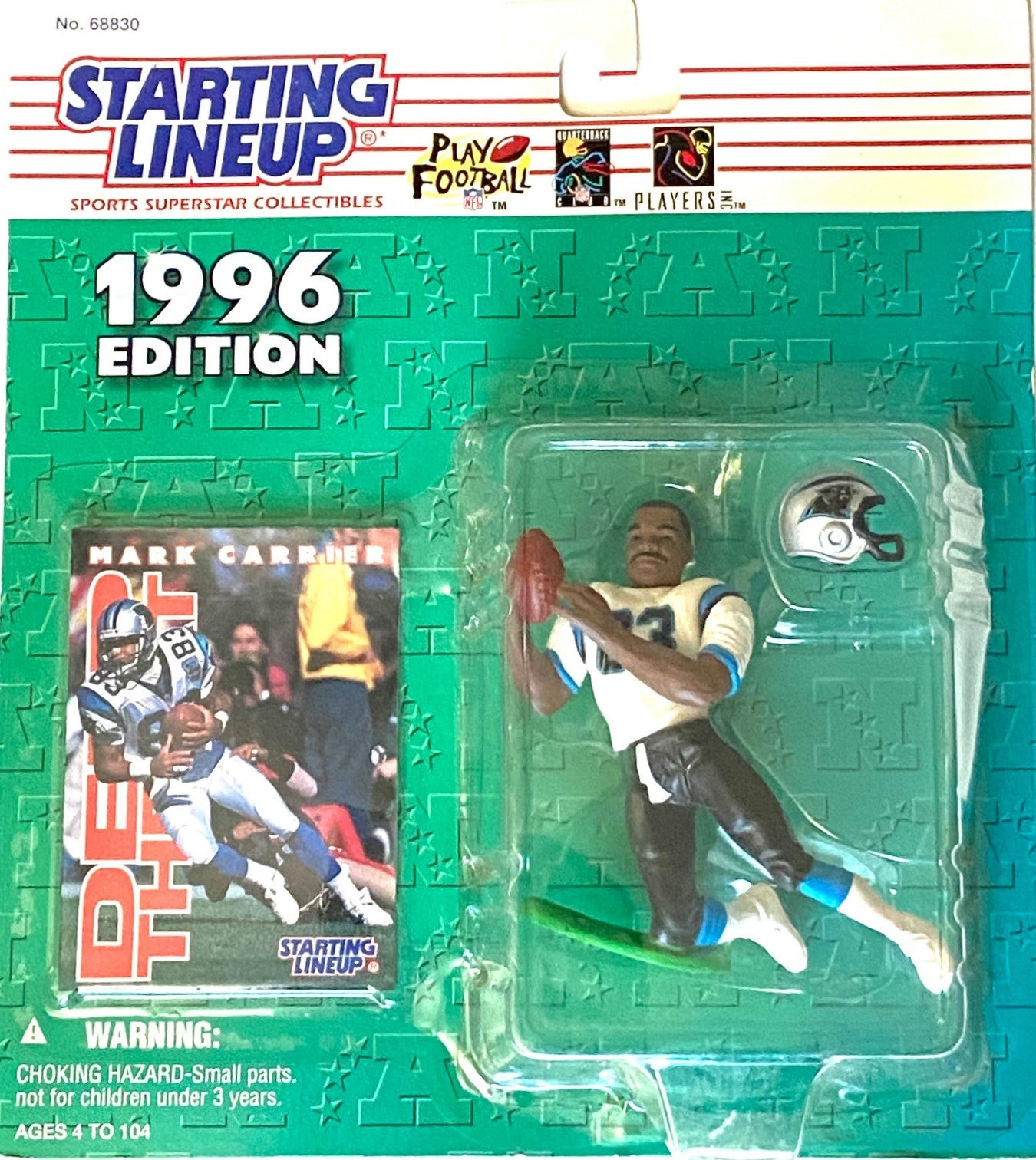 Mark Carrier 1996 NFL Carolina Panthers Starting Lineup Figurine NOS