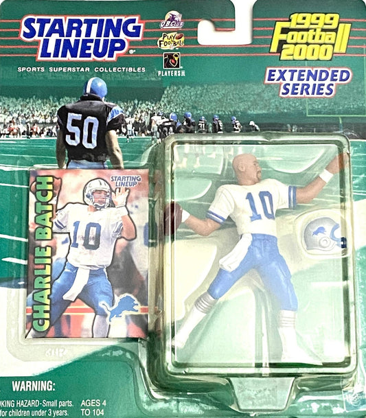 Charlie Batch 1999-2000 NFL Detroit Lions Starting Lineup NOS Figurine
