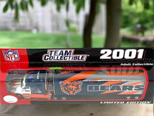 Chicago Bears Vintage 2001 Limited Edition 1:80 Scale Kenworth NOS Tractor Trailer