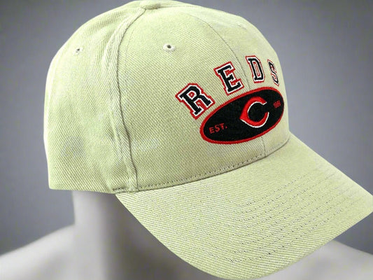 Cincinnati Reds Vintage MLB Beige "EST 1869" NOS Cap