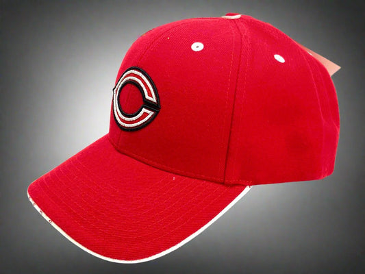 Cincinnati Reds Vintage MLB Team Color 15% Wool Logo NOS Cap
