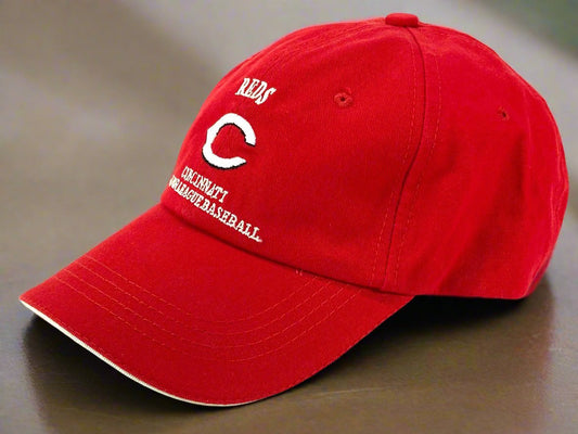 Cincinnati Reds Vintage MLB Team Color Unstructured NOS Ball Cap