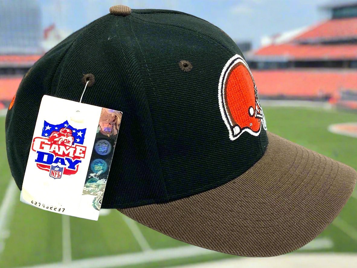 Cleveland Browns Vintage 1999 NFL 20% Wool Logo NOS Snapback