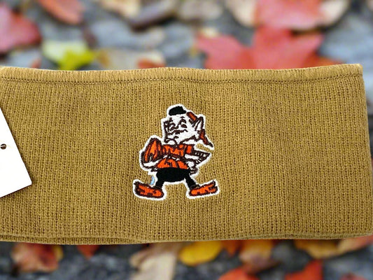Cleveland Browns Vintage NFL Brown Elf NOS Headband
