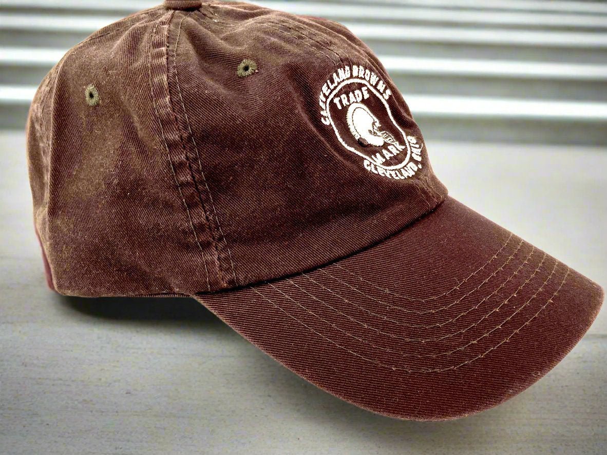 Cleveland Browns Vintage NFL Brown NOS "Trade Mark" Cap