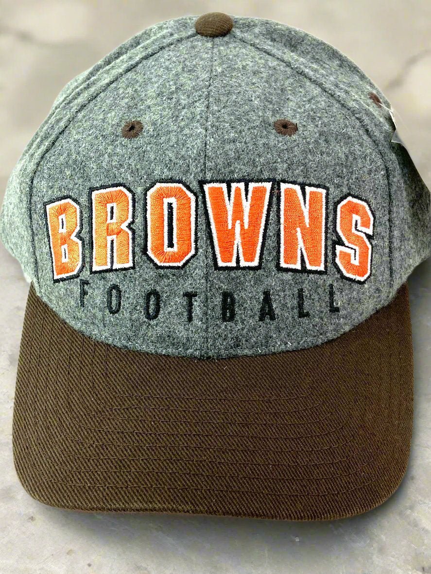 Cleveland Browns Vintage NFL Gray 30% Wool NOS Cap