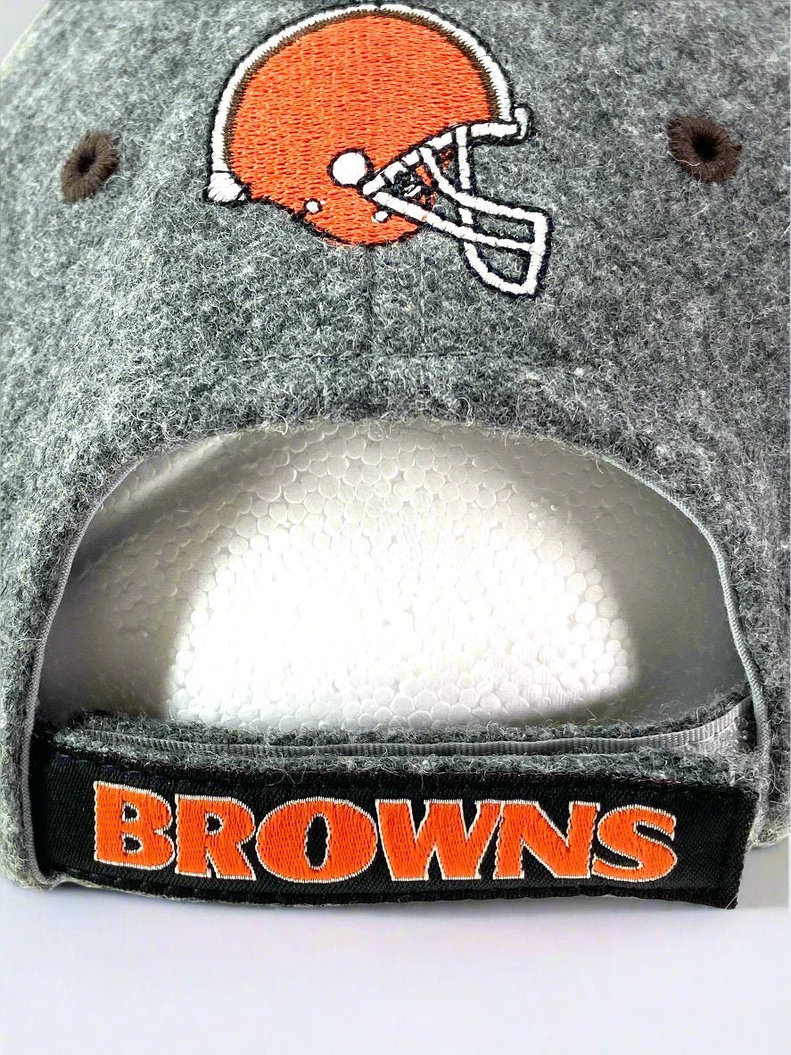 Cleveland Browns Vintage NFL Gray 30% Wool NOS Cap