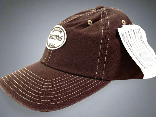 Cleveland Browns Vintage NFL Late '90's Unstructured Brown NOS Cap