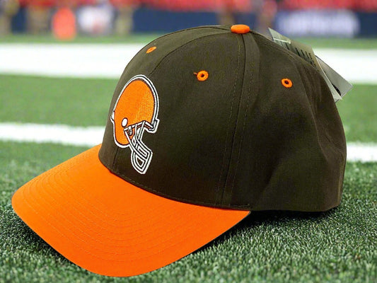 Cleveland Browns Vintage Late '90s NFL Team Color NOS Cotton/Poly Snapback